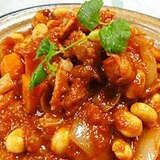 ベーコンでチリコンカン